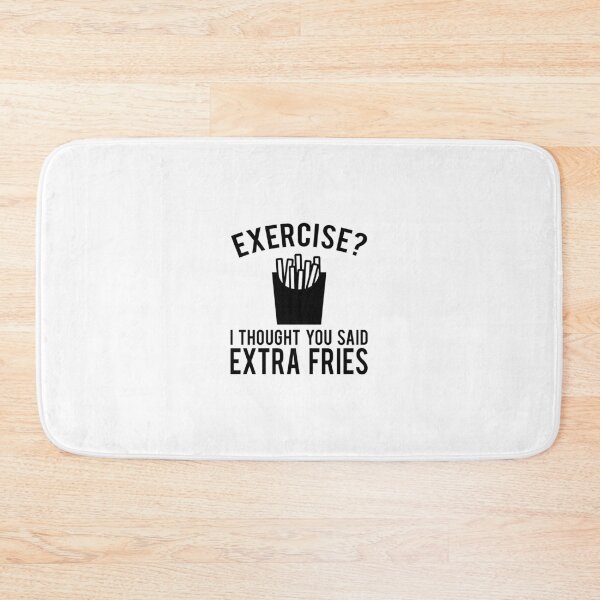 Item preview, Funny Sarcastic Diet designs Workout Gym Clothes -Extra Fries designed and sold by rdorsey8.