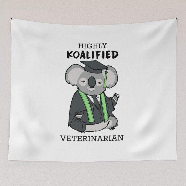 Item preview, Highly Koalified - Funny Veterinary Design designed and sold by happygSHOP.