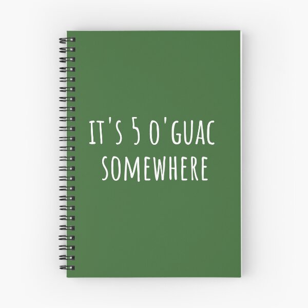 Item preview, Its 5 O' Guac Somewhere Funny T-Shirt designed and sold by marinn.