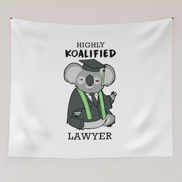 Item preview, Highly Koalified Lawyer - Funny Animal Art Gift designed and sold by happygSHOP.