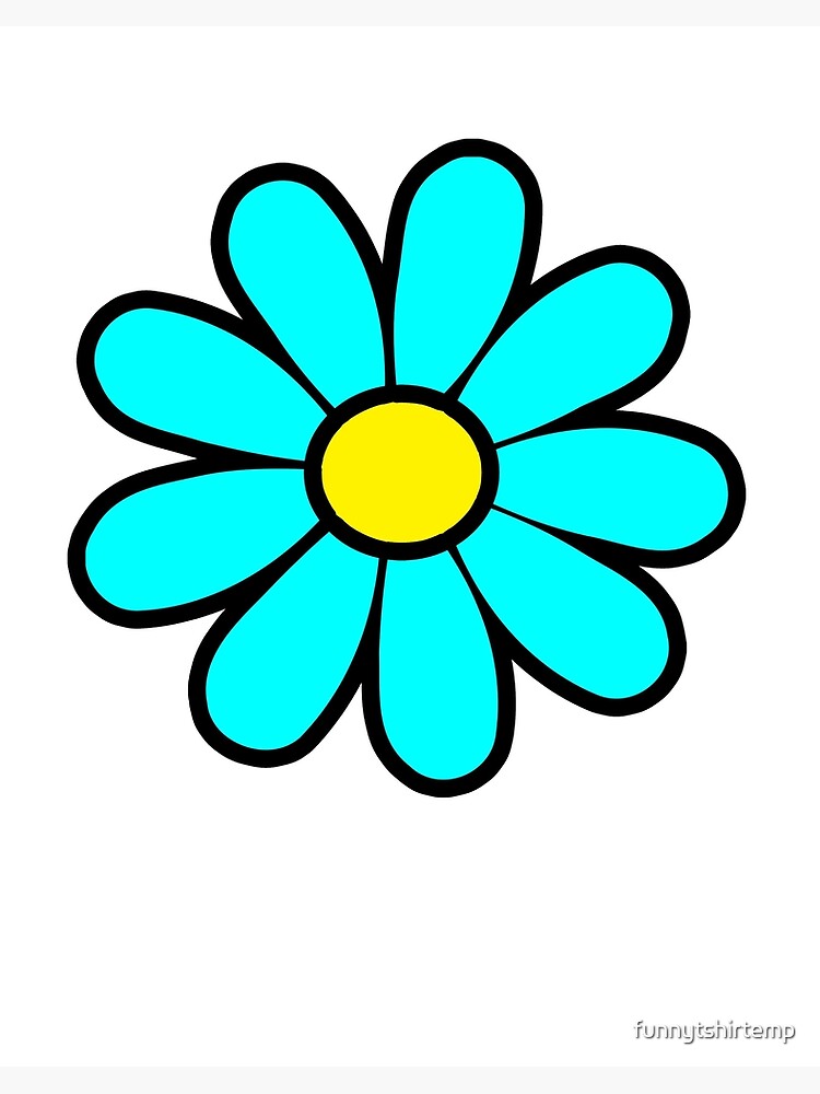 Free: Blue flower icon, 1960s Hippie Flower power , Hippie Art