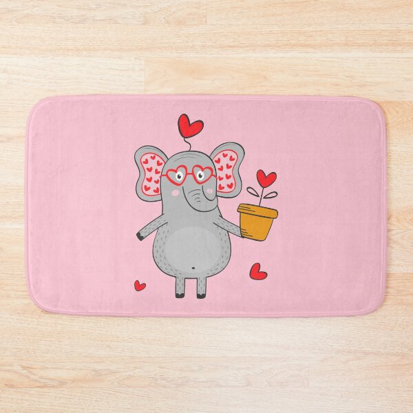 Item preview, ELEPHANT WITH LOVE FLOWERS designed and sold by ReignGFX.