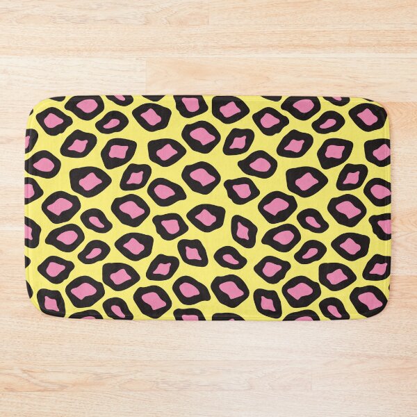 Item preview, 80s Cheetah Print in Neon Pink / Yellow designed and sold by Pink Pineapple Works.