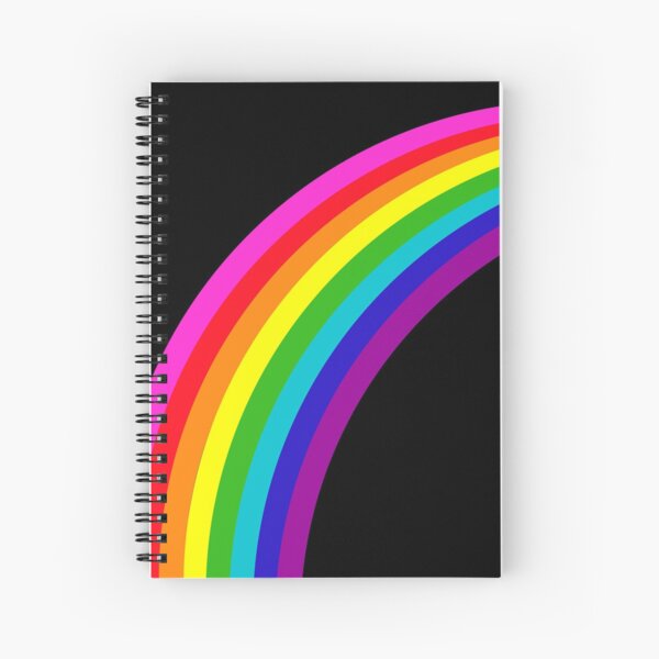 Pride Flag Rainbow - Original 8 Stripes Spiral Notebook