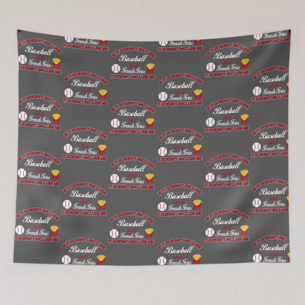 Item preview, Doesn't Involve Baseball & French Fries Sports Fan graphic designed and sold by bkfdesigns.