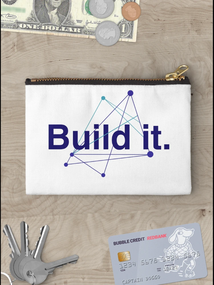 Thumbnail 3 of 4, Zipper Pouch, Build it designed and sold by ApparelFactory.