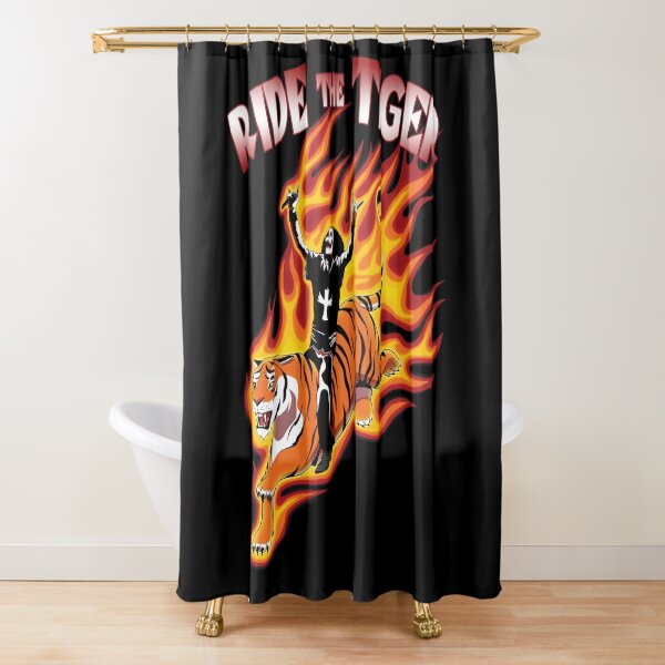 Ride The Tiger Shower Curtain