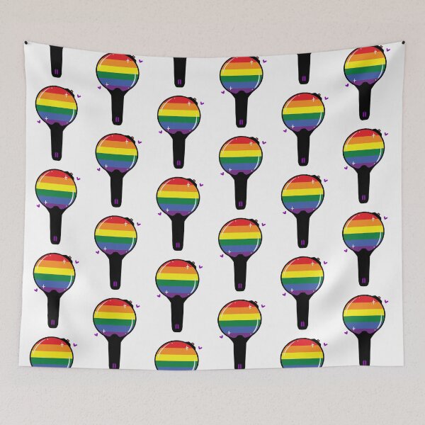 Item preview, LGBT Gay Pride BTS Army Bomb designed and sold by EnbyVamp.