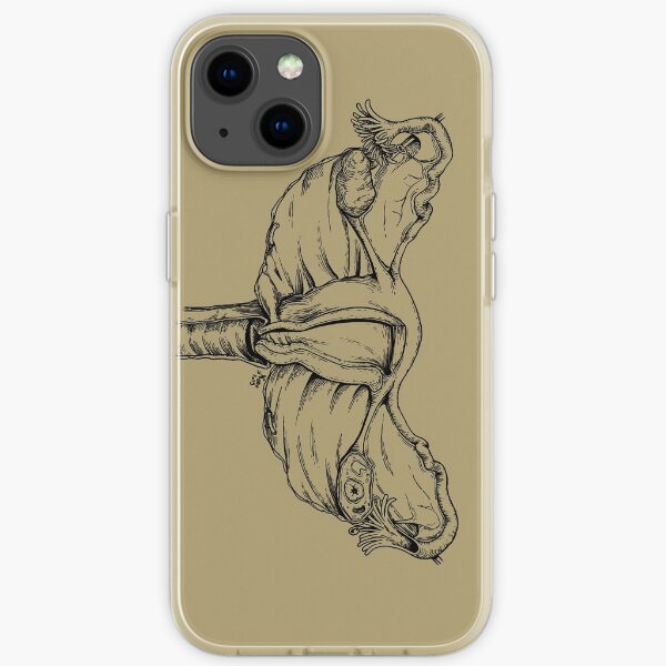 Uterus - Black Version iPhone Soft Case