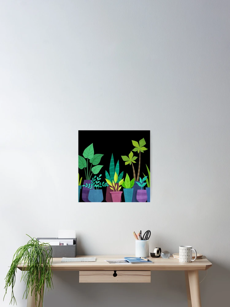 Thumbnail 2 of 3, Poster, Houseplants designed and sold by RikDrawsThings.