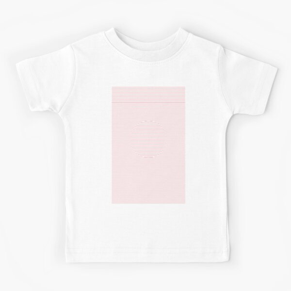 #Circle, #Parallel, #Lines, #Stripes, Beige, Color, Geometry Kids T-Shirt