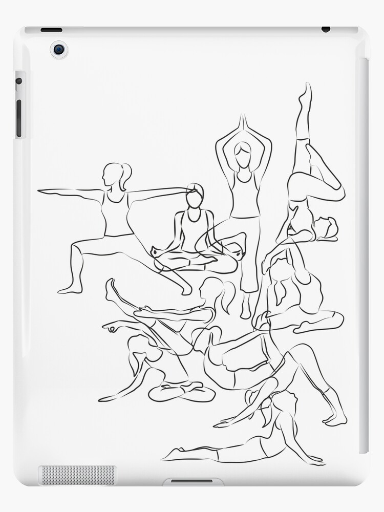 Full nirvana. Yoga Poses Drawing by Ekaterina Beliaeva - Pixels