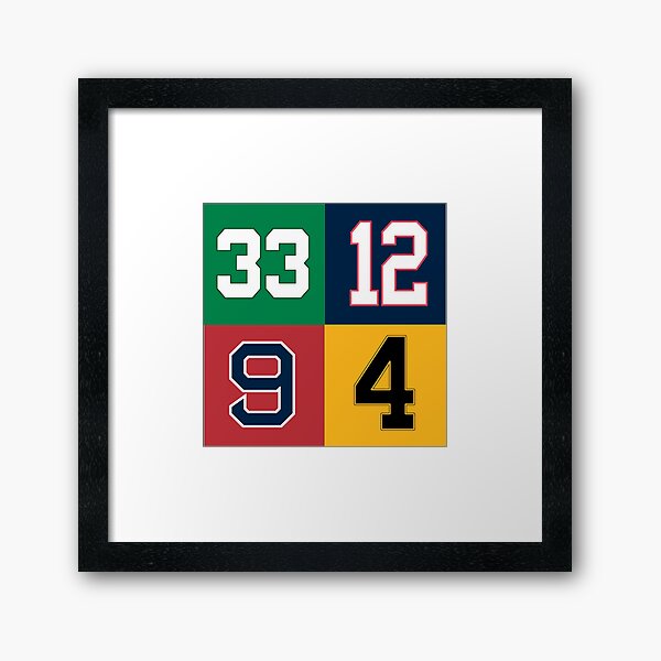 Sox Retired Numbers Sticker for Sale by cocreations