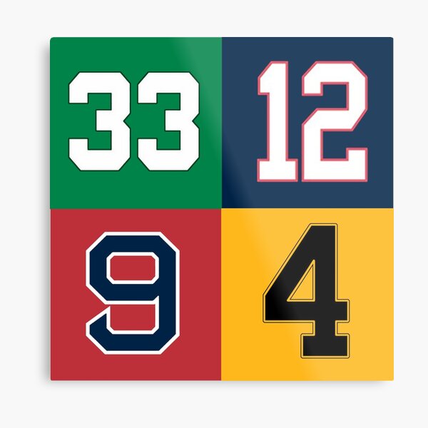 Boston Sports Legends Metal Print