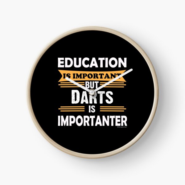 Item preview, Darts is Importanter Than Education. Funny Sarcasm designed and sold by CoolApparelShop.