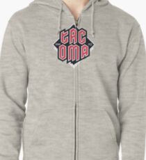 Tacoma but in red Zipped Hoodie