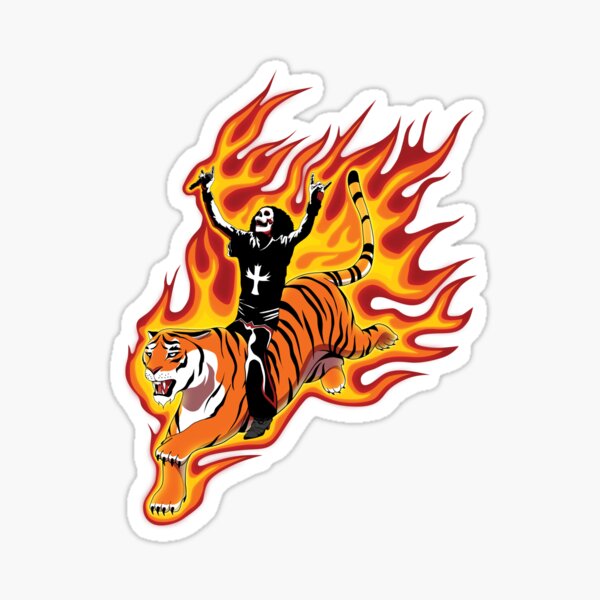 Ride the Tiger Sticker