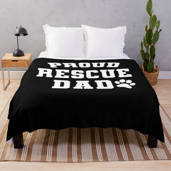 Item preview, Proud Rescue Dog Dad Fathers day Gift T-shirt Dog Lovers designed and sold by JoDesignLab.