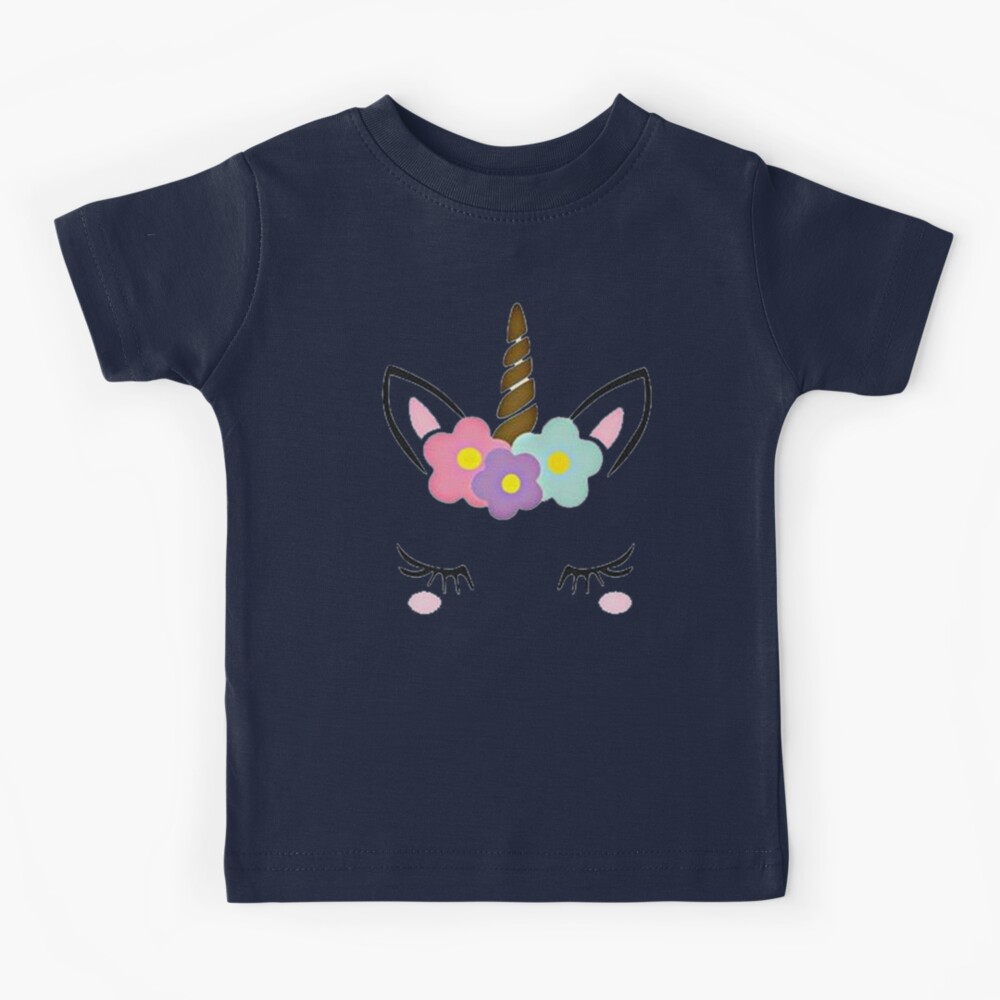 Unicorn Kids T-Shirt by mofin