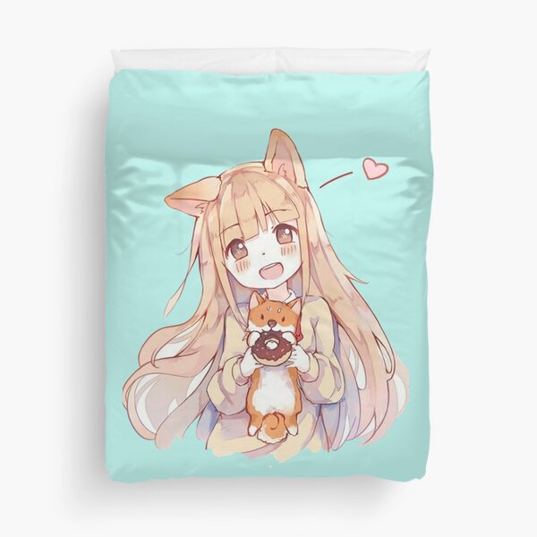 Touhou Project Yuyuko Saigyouji Anime Bed Sheet or Duvet Cover BS0189A