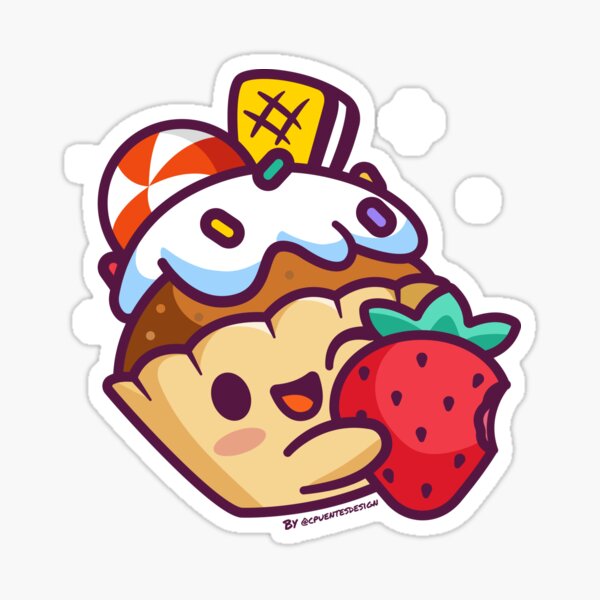 Cupcake Sticker
