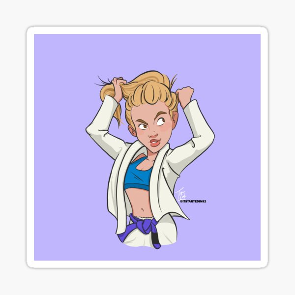 Purple Belt Sticker