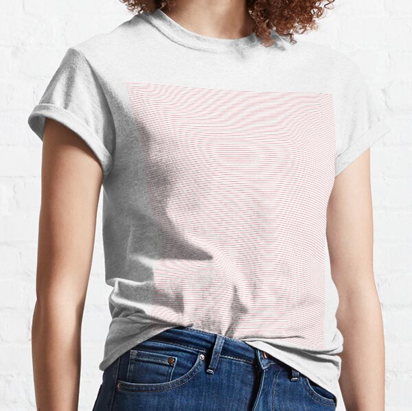 #Parallel, #Geometry, #Beige, #Color, Lines, Stripes Classic T-Shirt