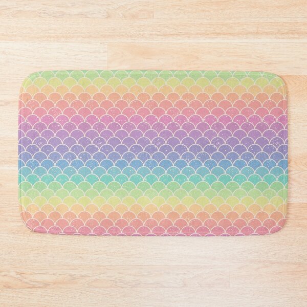 Item preview, Pastel Rainbow Glitter Mermaid Scales designed and sold by Pink Pineapple Works.