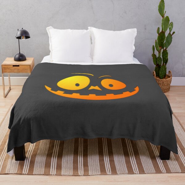 Item preview, Cheeky Pumpkin Face on Dark Shadow Gray designed and sold by Creepyhollow.