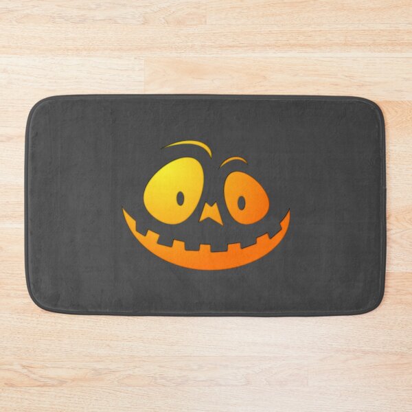 Item preview, Cheeky Pumpkin Face on Dark Shadow Gray designed and sold by Creepyhollow.
