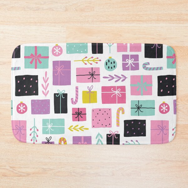 Item preview, Berry Cute Christmas Presents with Ornaments and Candy Canes designed and sold by Pink Pineapple Works.
