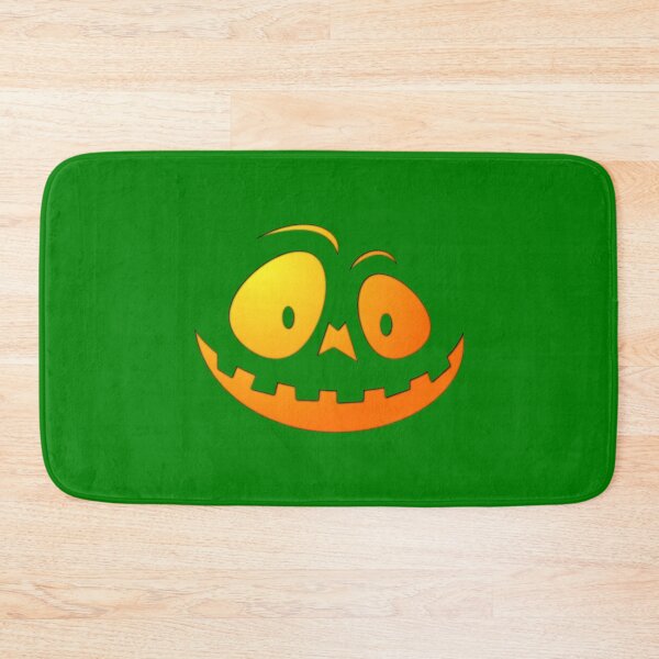Item preview, Cheeky Pumpkin Face on Alien Green designed and sold by Creepyhollow.