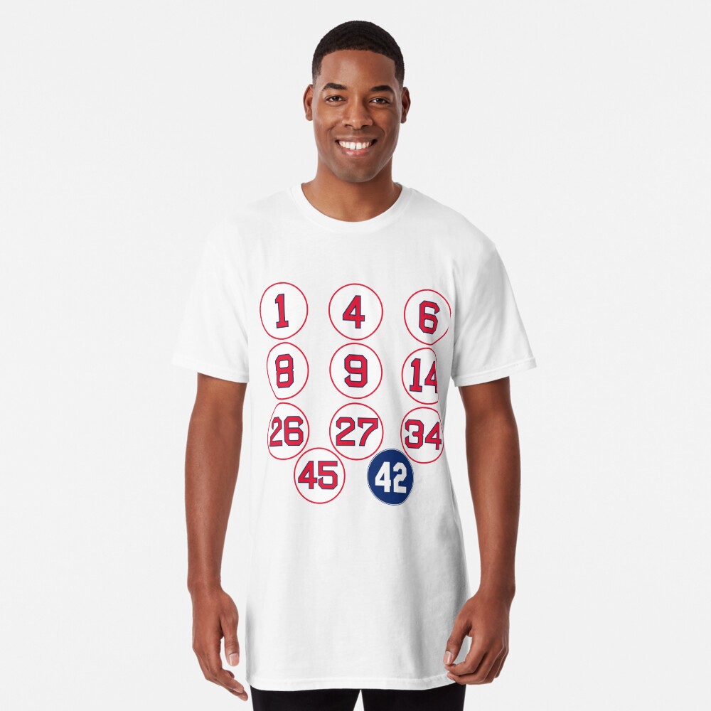 Sox Retired Numbers Sticker for Sale by cocreations