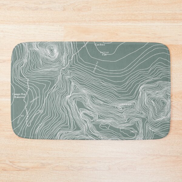 Item preview, Topographical Minimalism (WHITE) designed and sold by CoralReefZA.