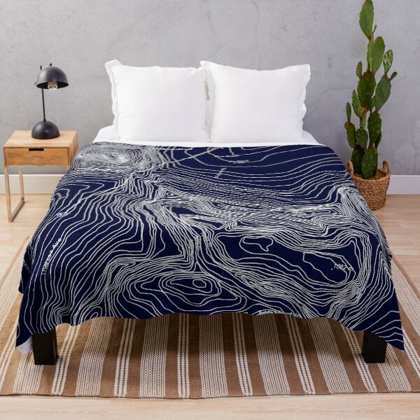 Item preview, Topographical Minimalism (WHITE) designed and sold by CoralReefZA.