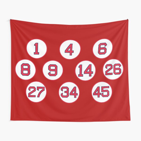 Carl Yastrzemski #8 Jersey Number Sticker for Sale by StickBall