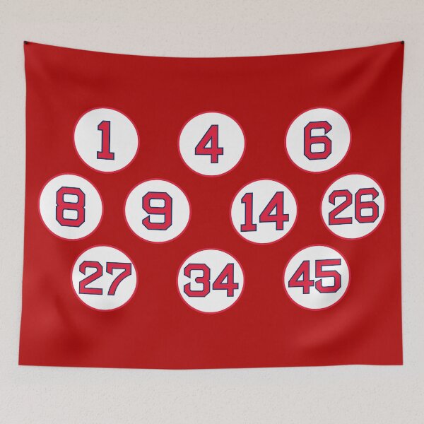 Item preview, Boston Retired Numbers designed and sold by cocreations.