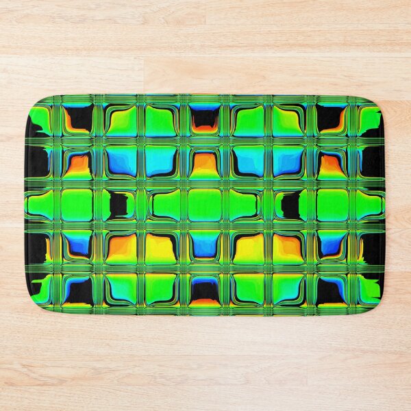 Item preview, Abstract Vivid Colorful Window Grille Design designed and sold by Dator.