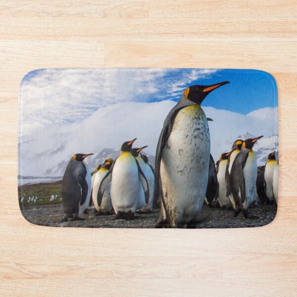 Item preview, Penguins Marching Blue Sky designed and sold by mwagie.