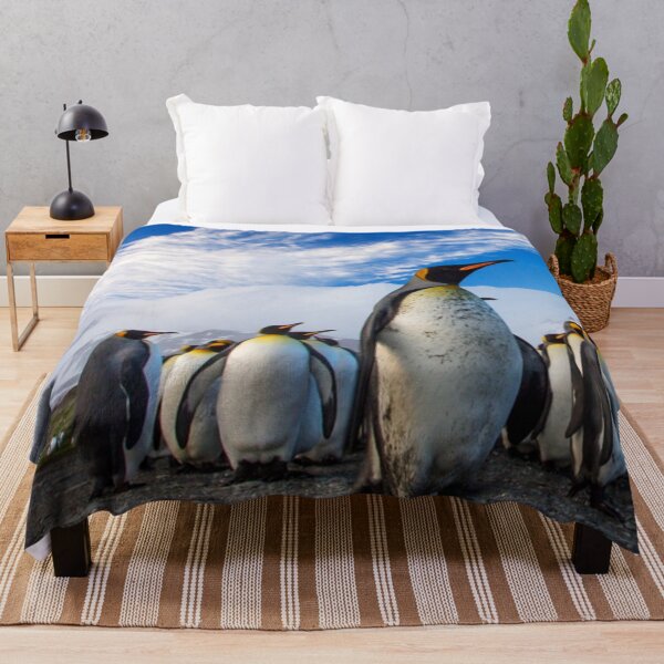 Item preview, Penguins Marching Blue Sky designed and sold by mwagie.