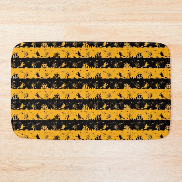 Item preview, Pale Pumpkin Orange and Black Halloween Nightmare Stripes  designed and sold by Creepyhollow.
