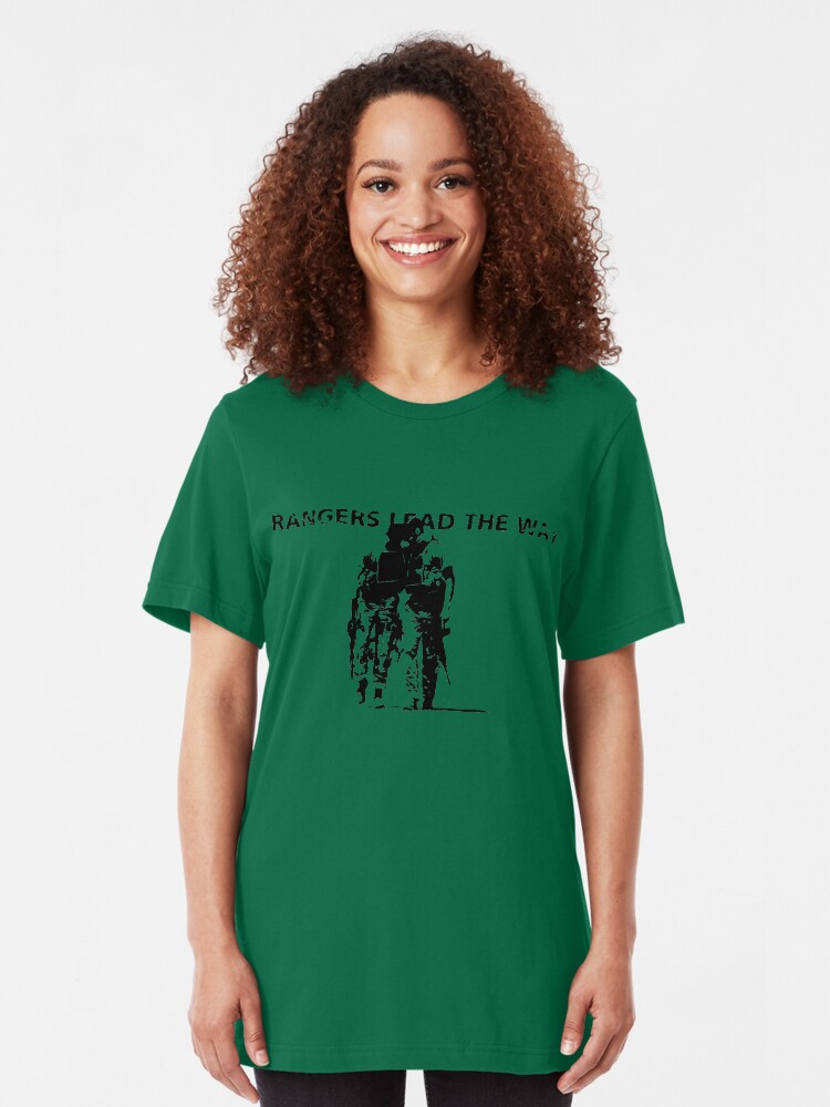 Alternate view of Rangers Lead the Way - U.S. Army Slim Fit T-Shirt