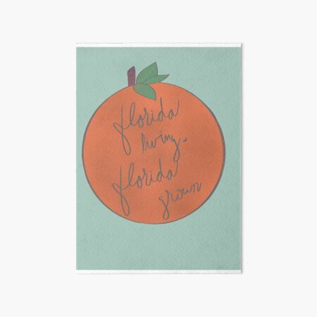Florida Art Board Print