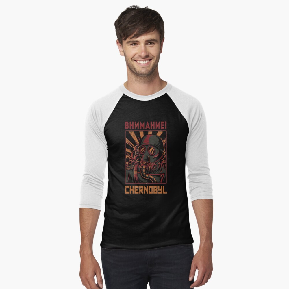 Vista previa del artículo con la obra «Camiseta ¾ estilo béisbol», diseñado y vendido por Vector-Planet.