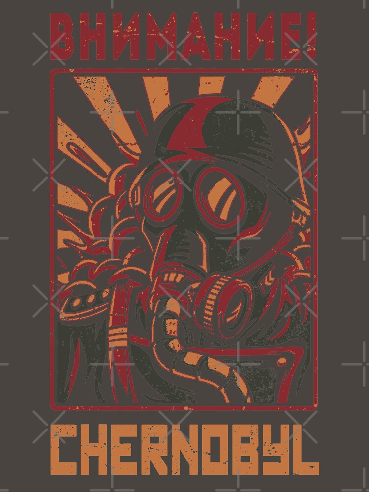 Imagen 7 de 7, Camiseta clásica con la obra внимание! ¡Atención! Chernóbil, diseñada y vendida por Vector-Planet.
