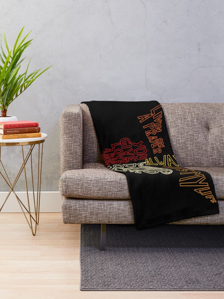 Bon jovi throw discount blanket