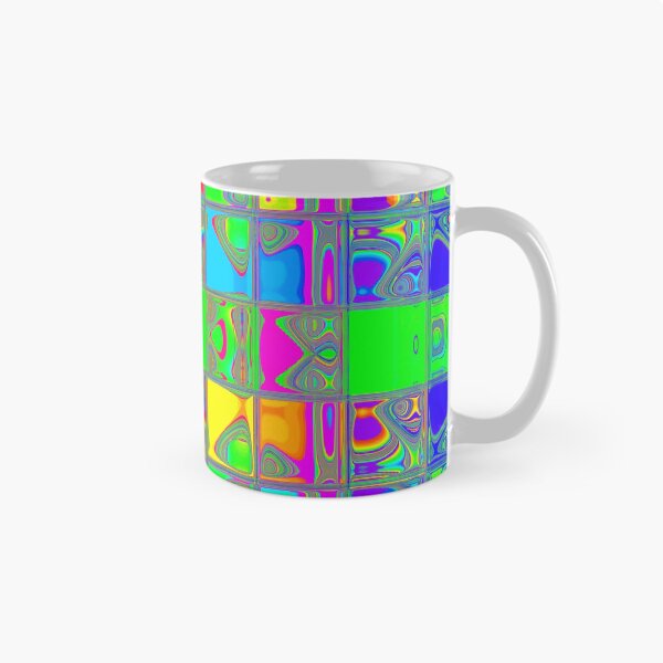 Item preview, Colorful Psychedelic Mandala Christian Cross Tile Pattern designed and sold by Dator.
