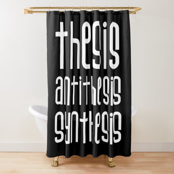 Item preview, Hegel Thesis Antithesis Synthesis in White Lettering  designed and sold by kierkegaard.