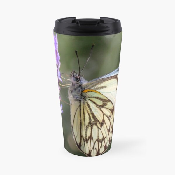 Butterfly on lavender Travel Mug