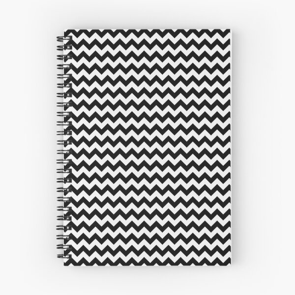 Item preview, Pale Ghost White and Black Halloween Chevron Stripes designed and sold by Creepyhollow.